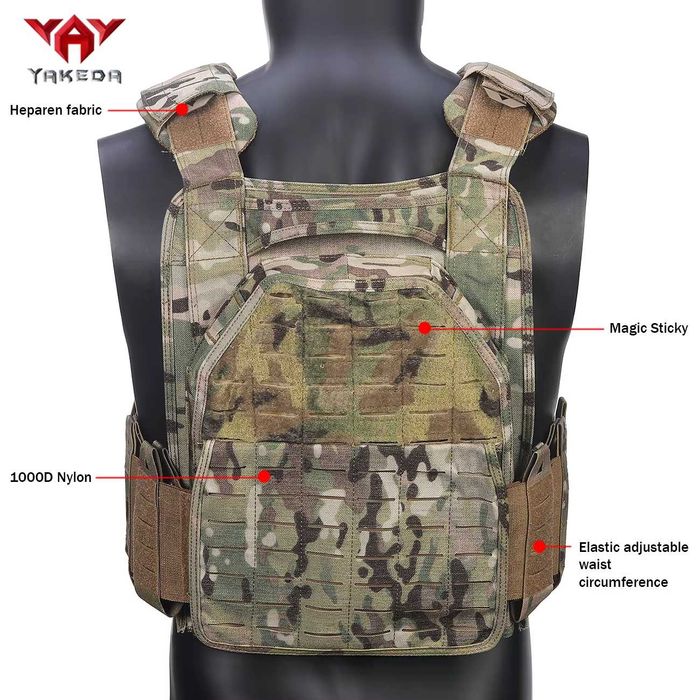 Plate carrier + protectie inghinala