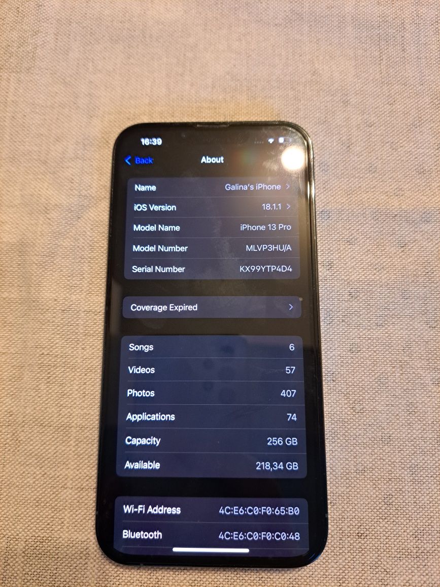 Iphone 13 pro - 256GB