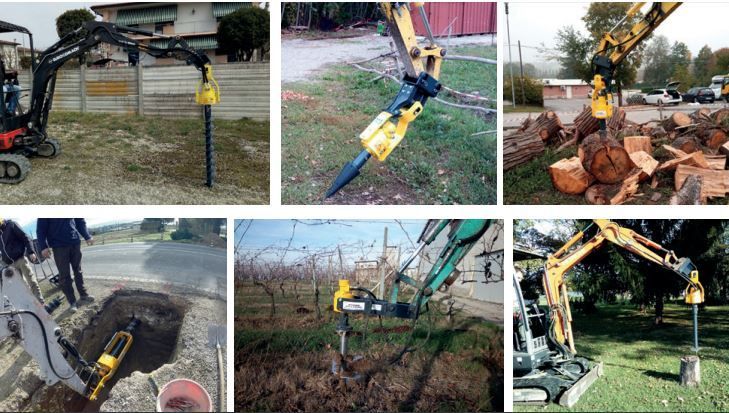 Foreza orizontala miniexcavator 1.6 T Ghedini TA20