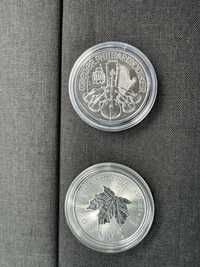 Monezi argint 999 fine silver 1 uncie moneda euro