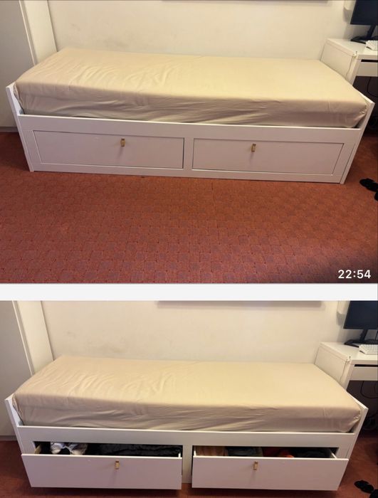 Divan ikea extensibil cu saltele in stare buna