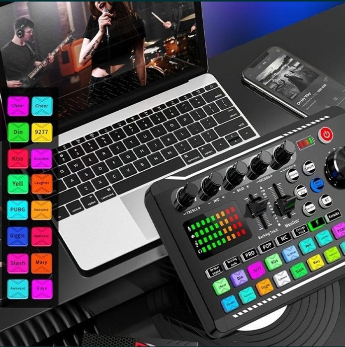Bluetooth Audio Mixer DJ, Consola DJ cu Bluetooth și efecte de sunet