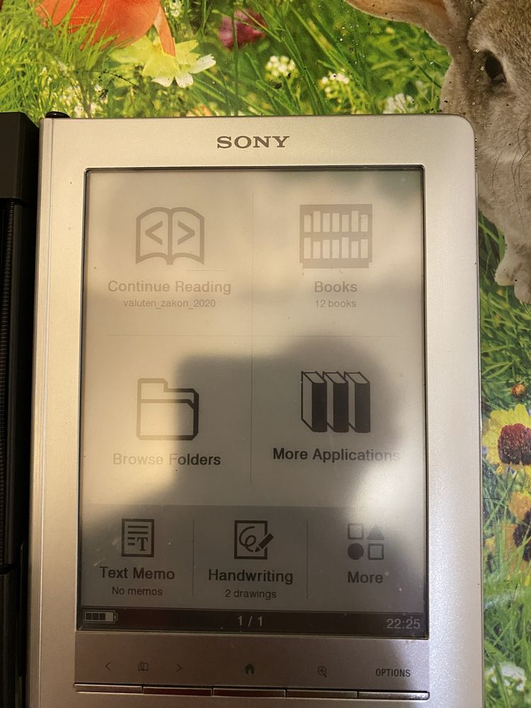 Електронен четец за книги Sony PRS-600 6" E-ink