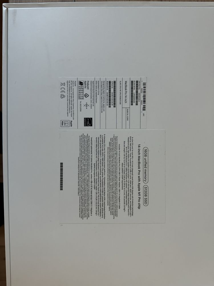Кутия за MacBook Pro 14 M1 Pro