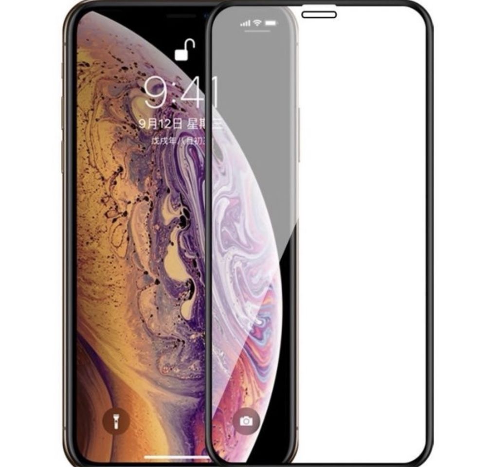 Pachet Husa Premium Case si Folie Sticla Curbata - Iphone X XS XR