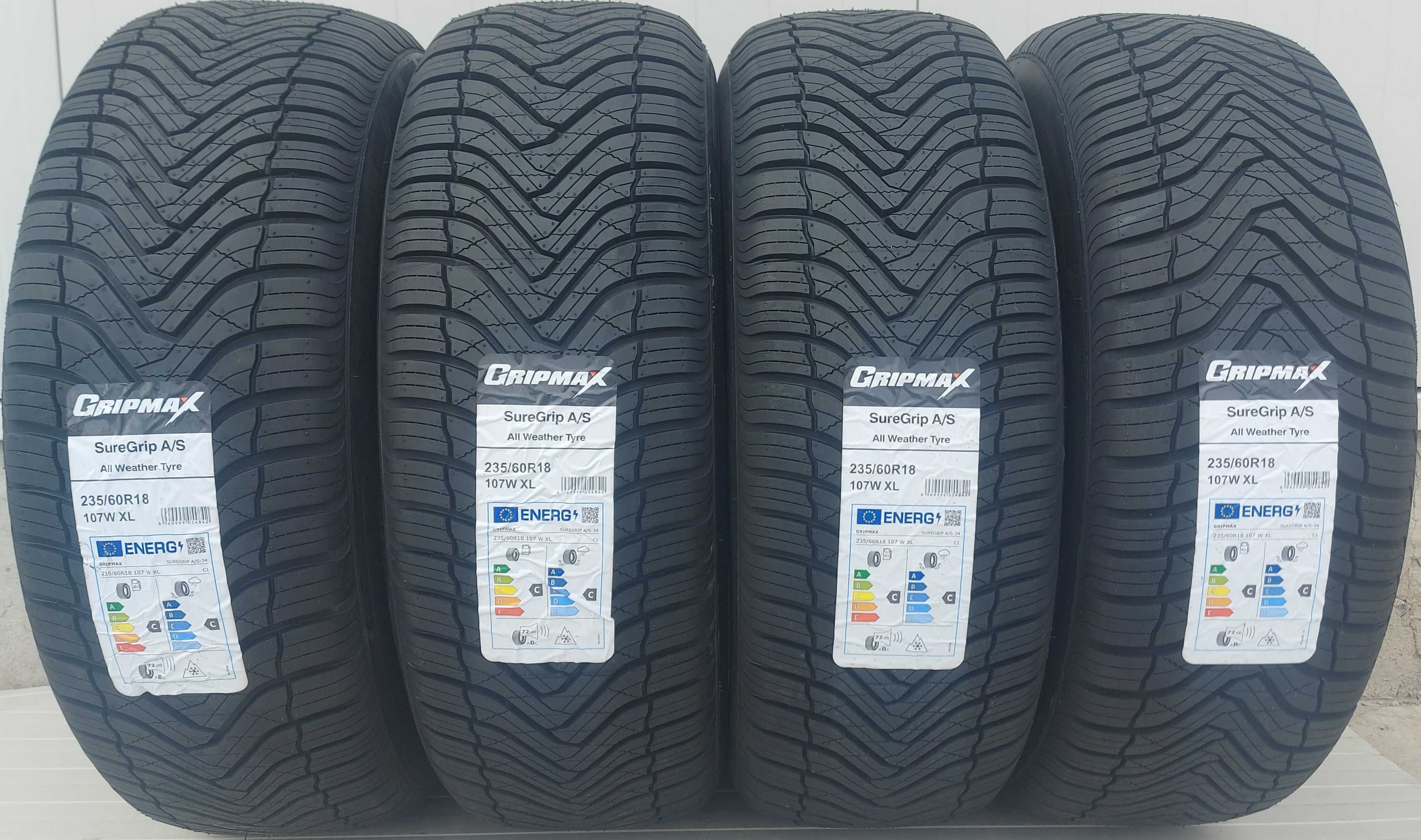 235/60 R18, 107W, GRIPMAX, Suregrip A/S XL, Anvelope mixte M+S