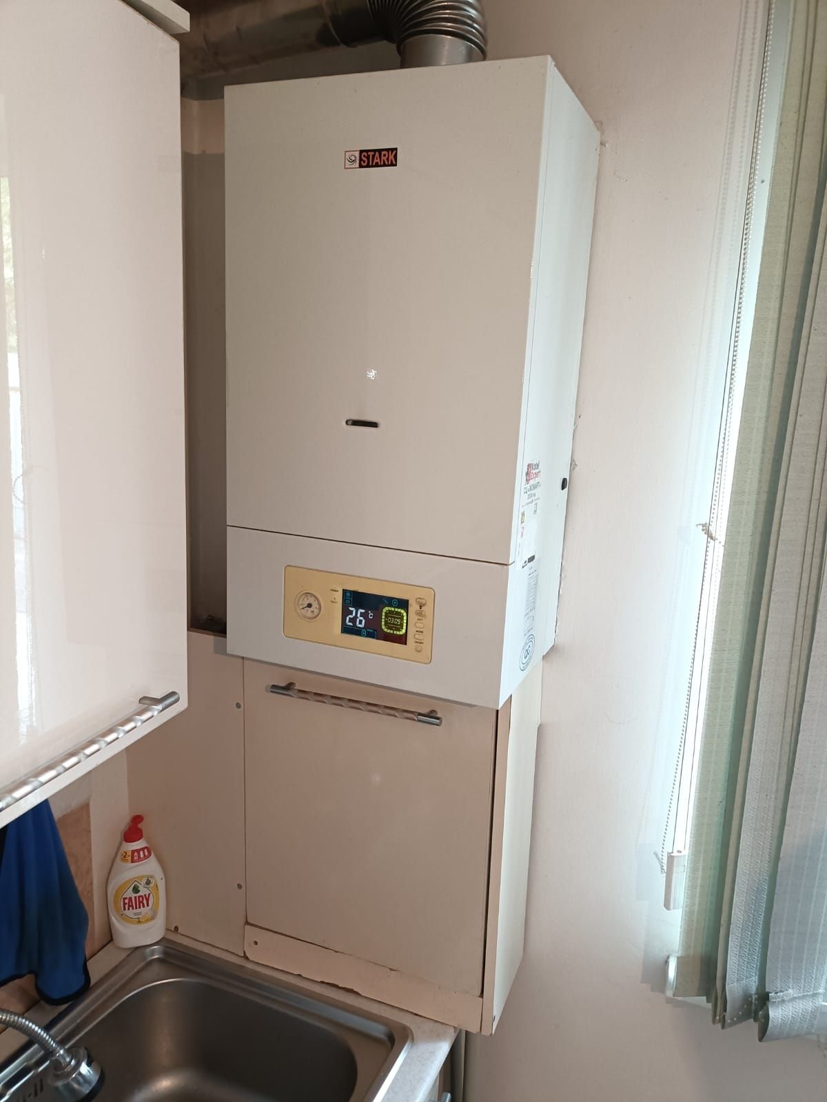 Газовый отопительные котёл STARK 18kwt. в исправном рабочем состоянии