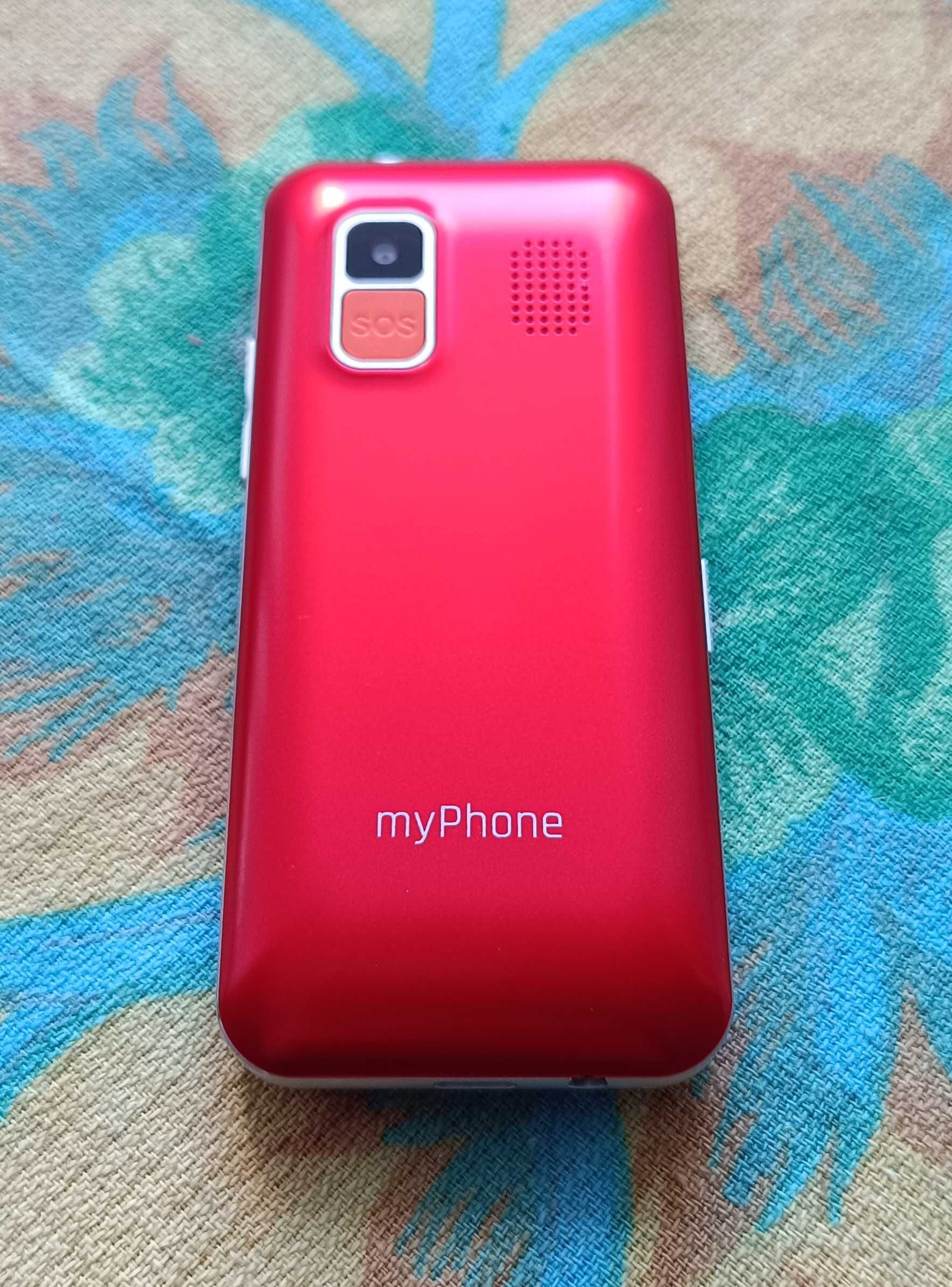 Мобилен телефон с големи бутони myPhone HALO Easy Червен.