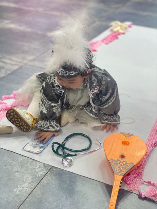 Казахское национальное платье на годик