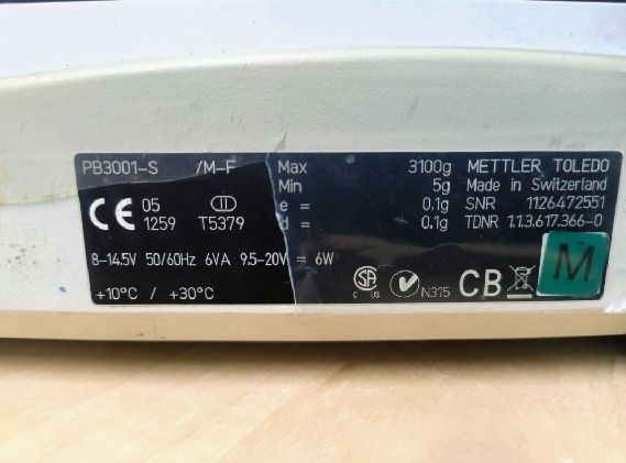 Cantar balanta analitica Mettler Toledo