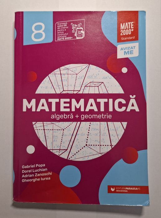 Culegere Matematica Standard clasa a 8-a