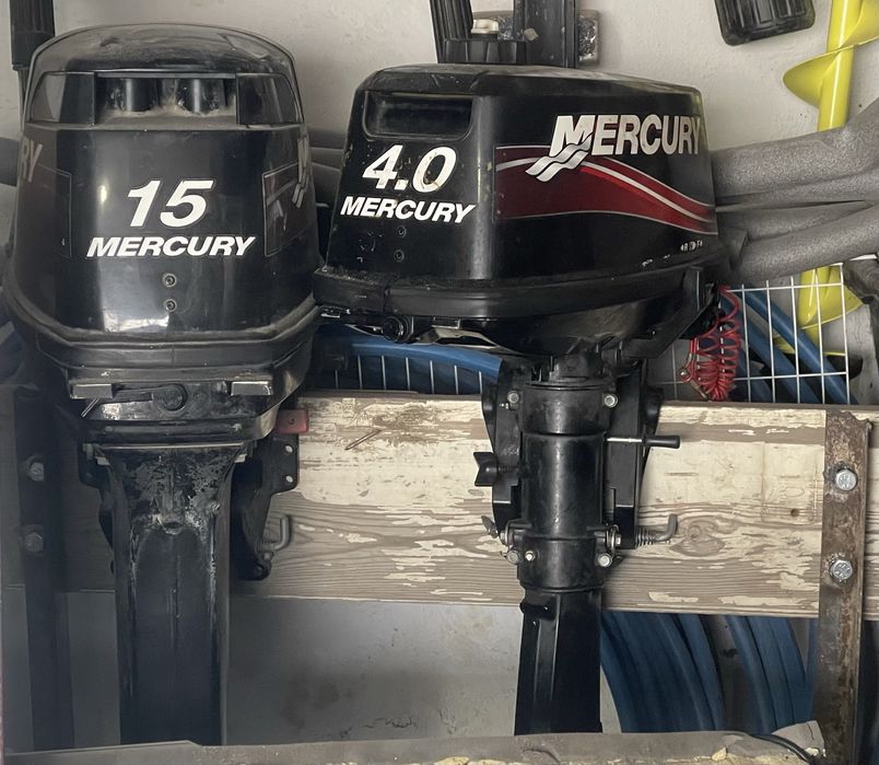 -Лодочный мотор -4 сильный . Двухтактный оригинал