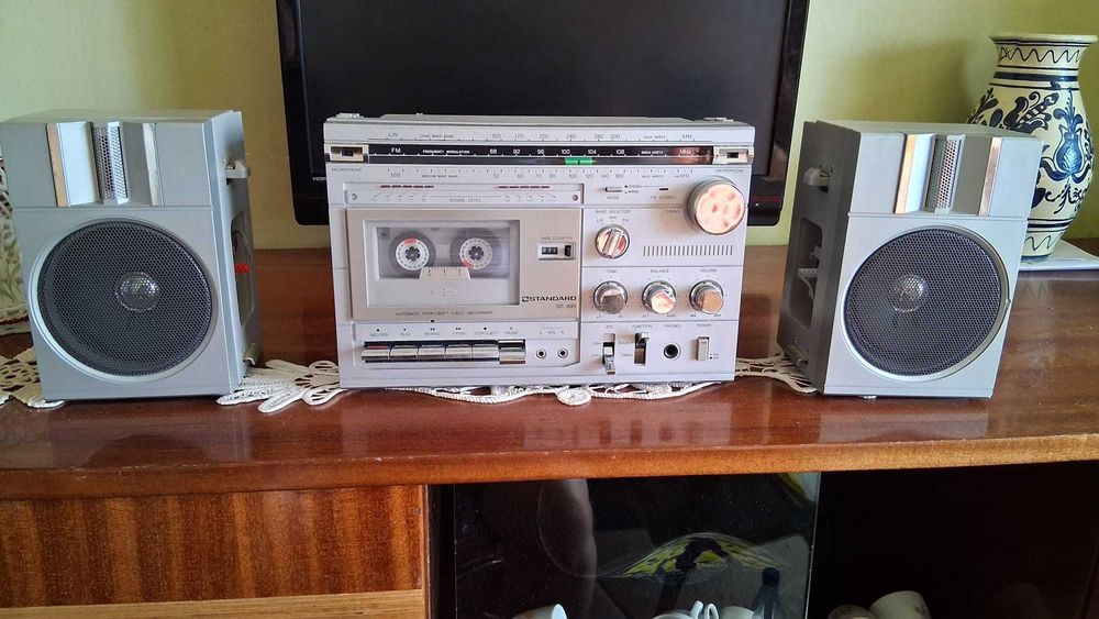 Radiocasetofon stereo Standard cu 2 boxe