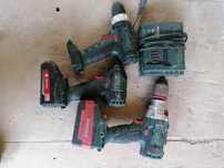 Set Metabo impact, autofiletanta cu percuție și autofiletanta normală