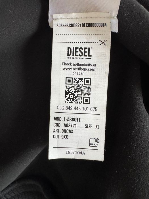 Diesel мъжко кожено яке XL