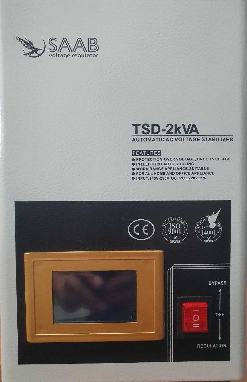Гарантированный Стабилизатор напряжения  5__300кВт.  Stabilizator SAAB