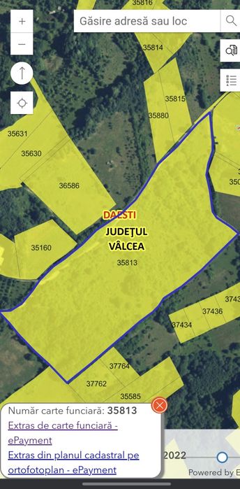 Vand teren Daesti/ Lacuri