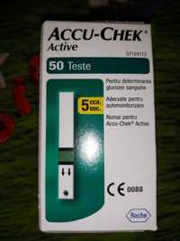 Teste pentru determinarea glicemiei (50 bucati) Accu Chek