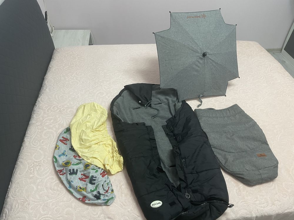 Бебешка количка Lorelli Crysta 3in1 Premium Grey