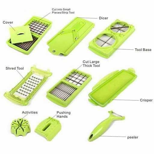 ТОП Nicer Dicer Plus Кухненско ренде 12 части и белачка кутия