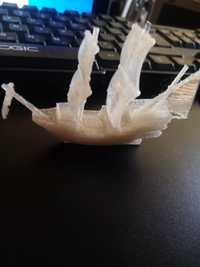 Галеон пиратски стар кораб ветроход 3d макет модел море