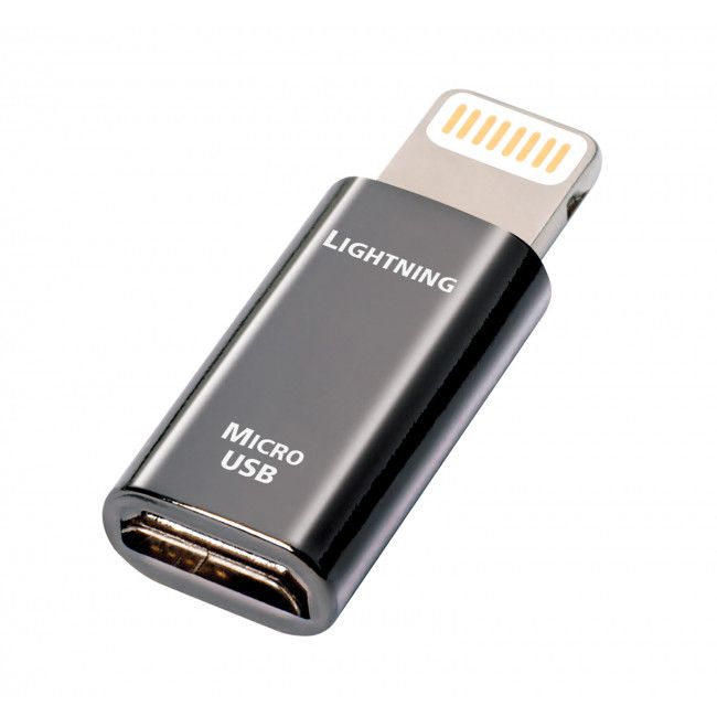 Преходник от Lightning iPhone 5 6 7 8 10 12 X Micro USB OTG DigitalOne