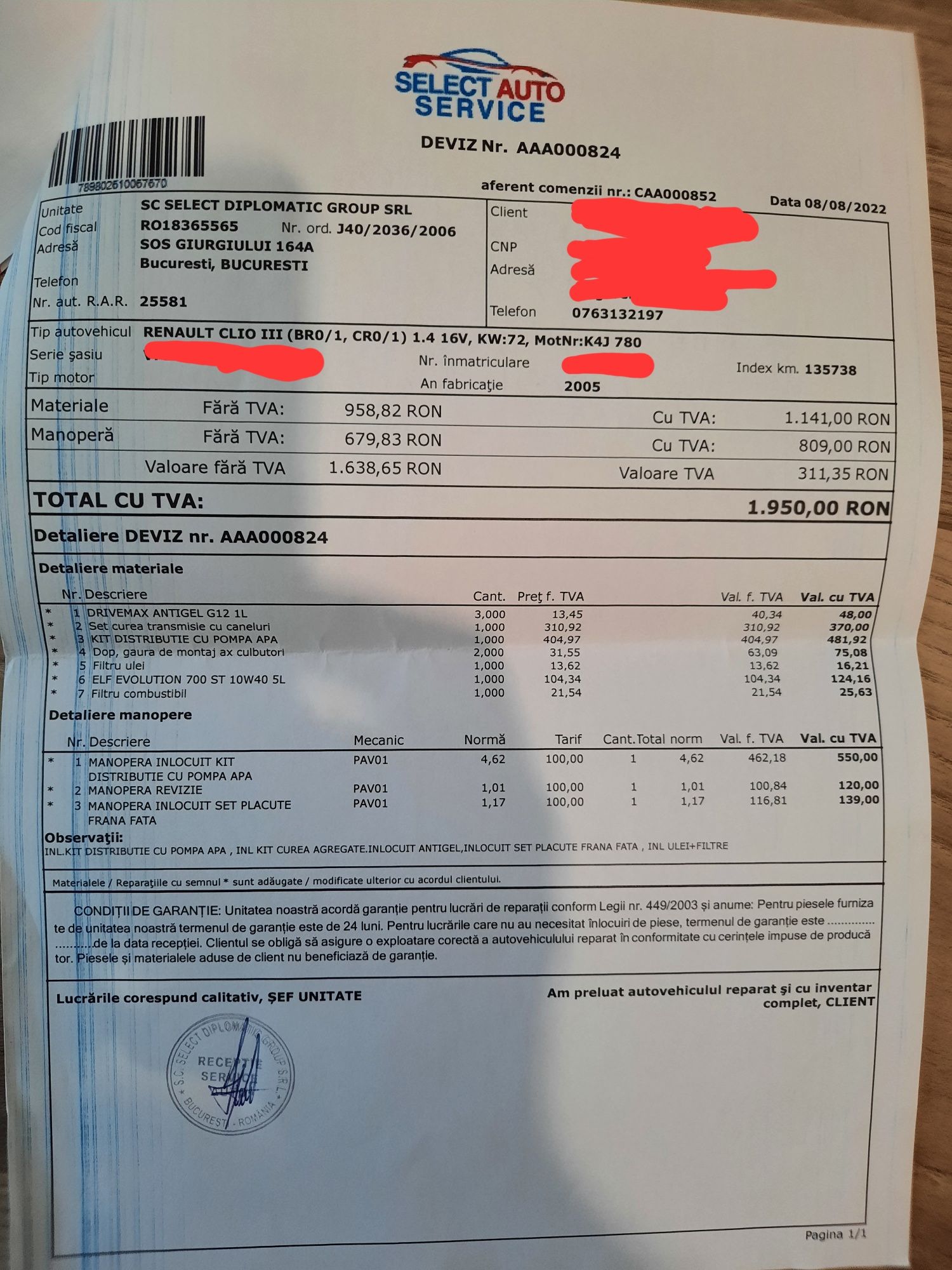 Renault simbol 1.4, 72 kw, benzina+gpl