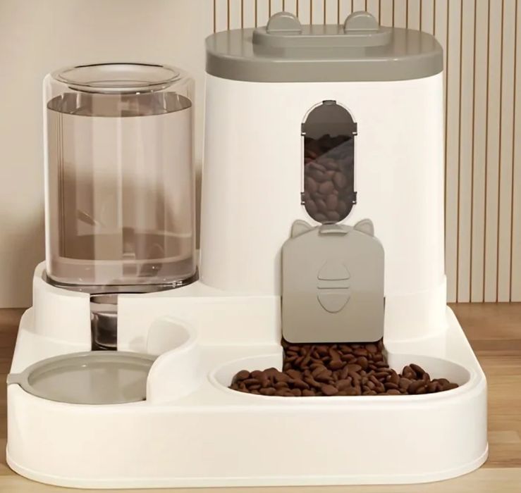 Dozator de apa si hrana pisici