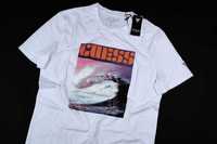 ПРОМО GUESS- S и XL - Оригинална мъжка бяла  тениска