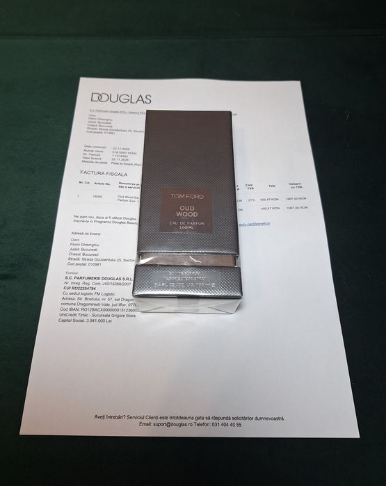 Parfum Tom Ford Oud Wood 100ml - Factură, Cadoul Ideal, Urgent