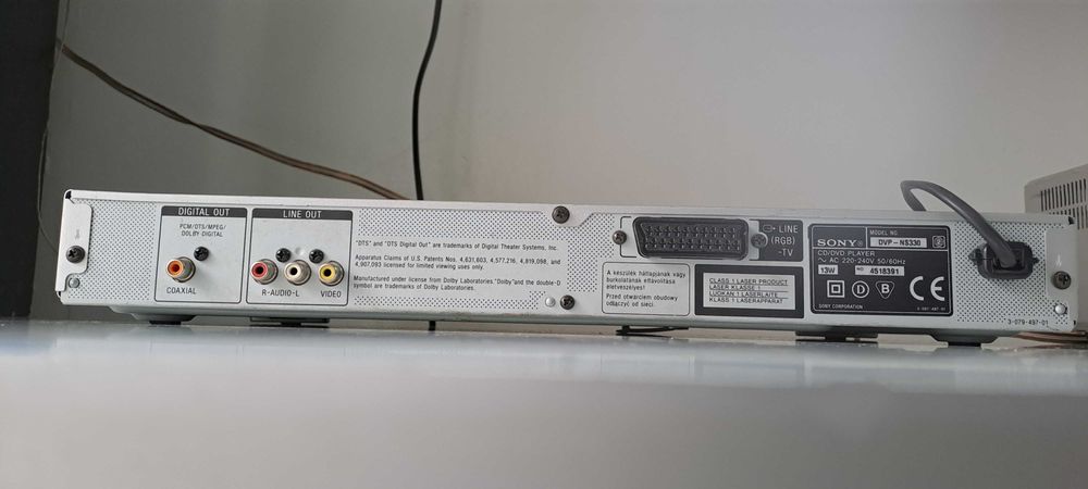Sony DVP NS 330 fil muzica telec