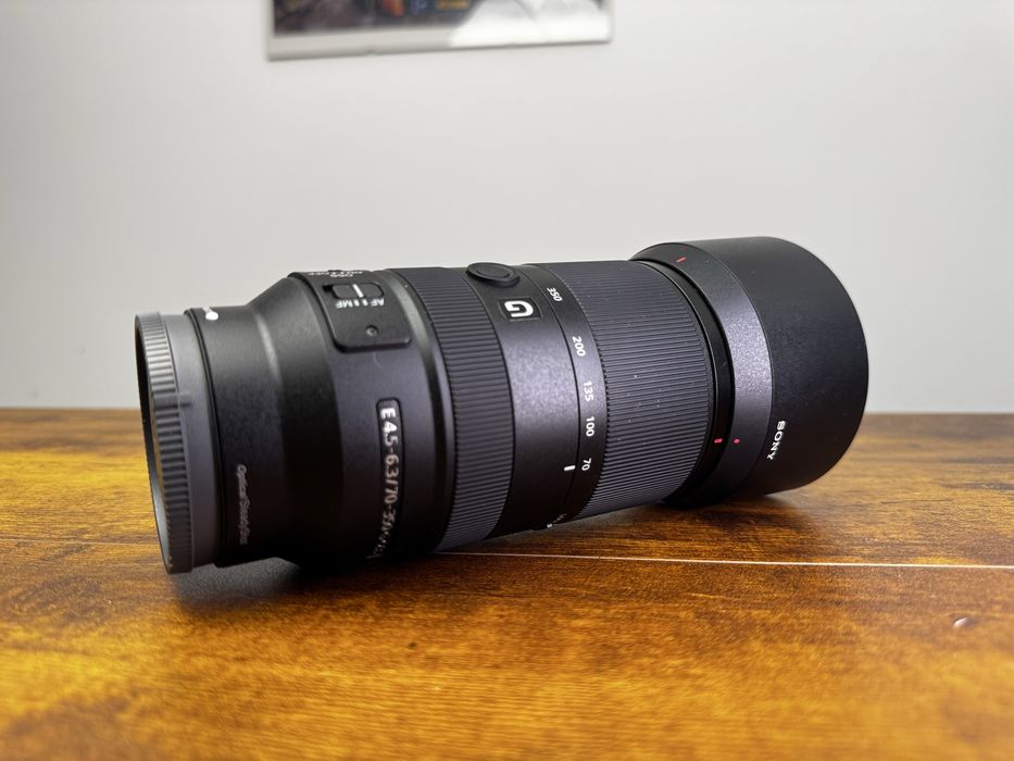 Ca NOU Obiectiv Sony 70-350 G, Montura E f4.5-6.3, Optical Steady Shot