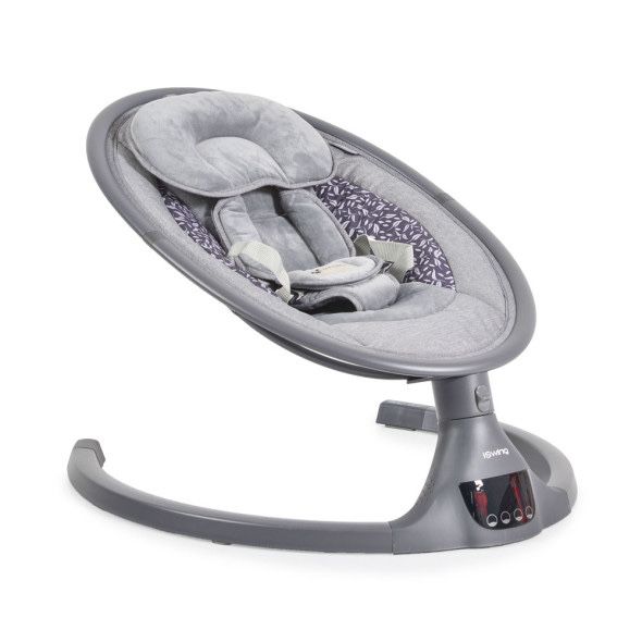 CANGAROO Електрическа люлка - шезлонг ISWING ГРАФИТ