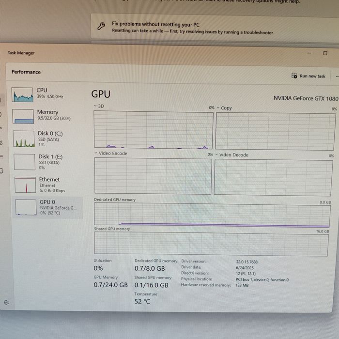 Pc gaming, I7  7700k, gtx 1080, 32g ram, 2 ssd