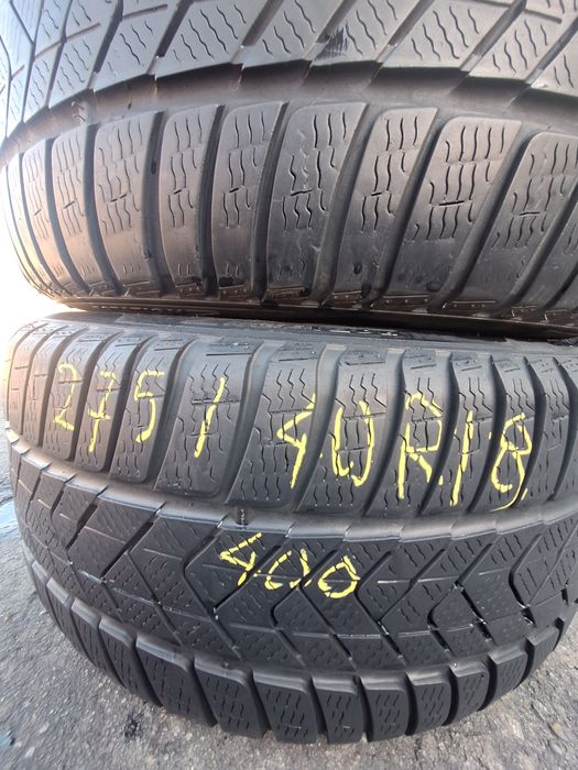 2 anvelope iarna 275/40r18 Pirelli rft runflat dot 4517 Montaj Gratuit