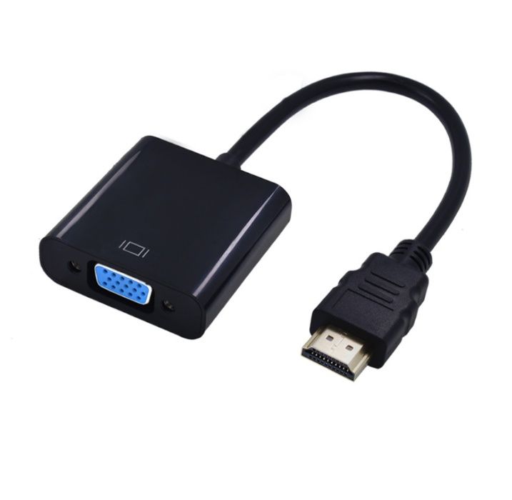 Переходник с HDMI на VGA на новую видеокарту где нет VGA разъёма.