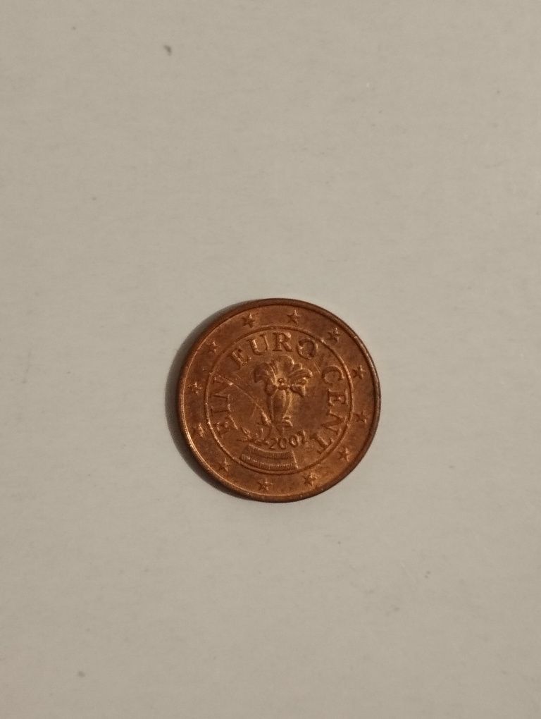 Moneda 1 cent din 2002