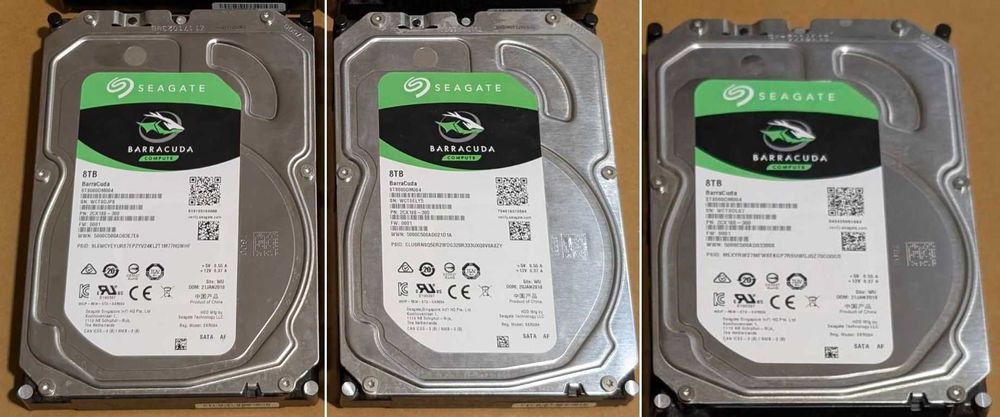 3xHDD Seagate Baracuda Compute 8TB (rezervat)