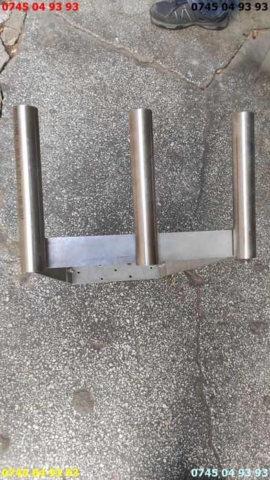 suport lansete pentru barca inox masiv foarte rezistent ptr 3 lansete