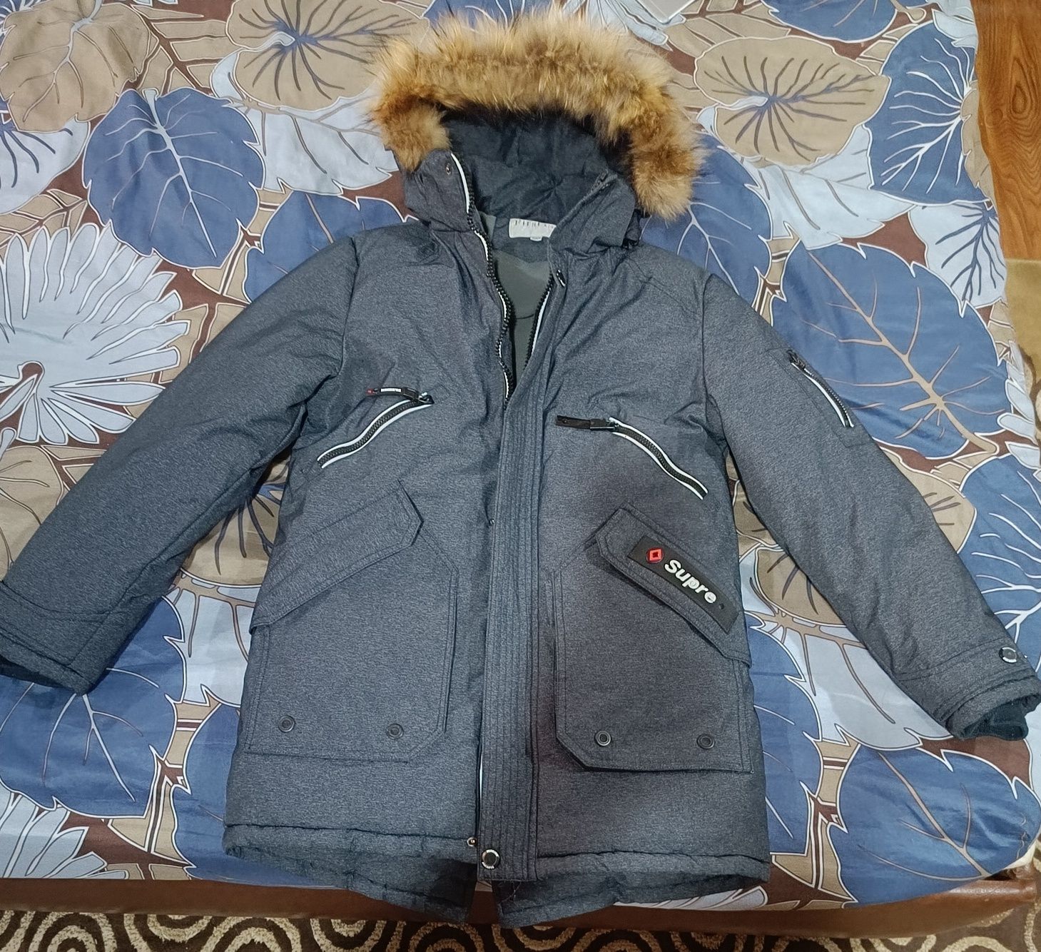 Куртка зимняя для мальчика, рост 162