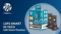 LED крушки M-TECH SMART PREMIUM H4/H7/H11/HB3/HB4-12V-6000K,к-т/2 бр./