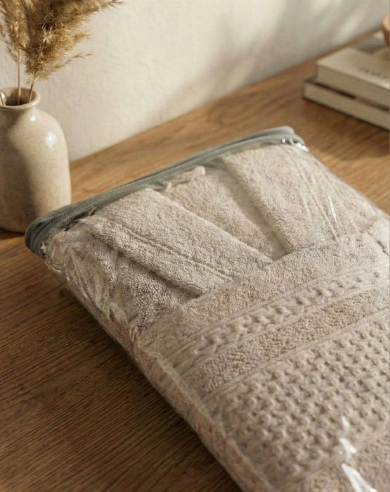 Халат с качулка и кърпа 50/90