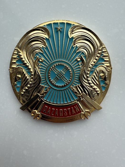 Герб Казахстана литый 7 см