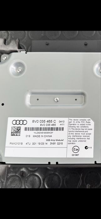 Audi bang&olufsen a3 s3 8v MIB 2013 +