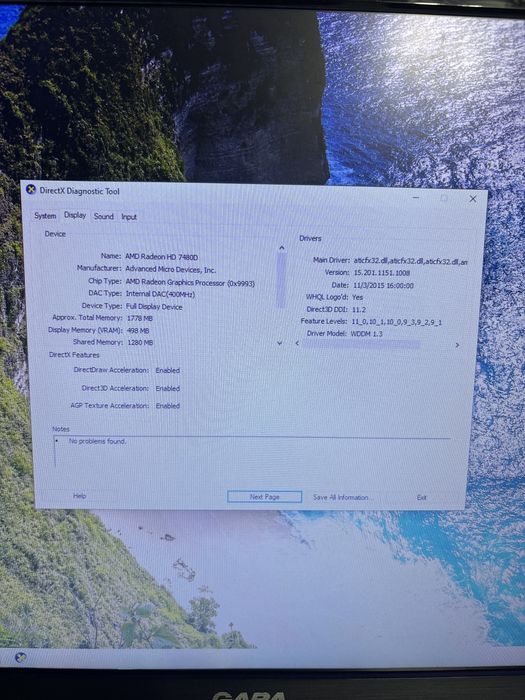 Vand desktop DELUX cu monitor Gaba