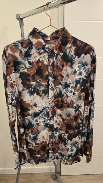 Camasa Guess botanical shirt, L