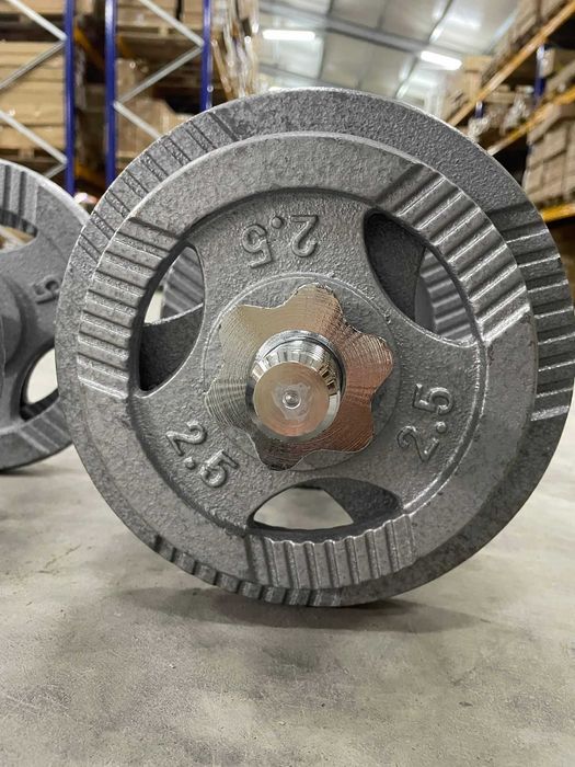 Set 35 kg gantere cu discuri din fier ( 2x17,5kg ) 30/31 mm