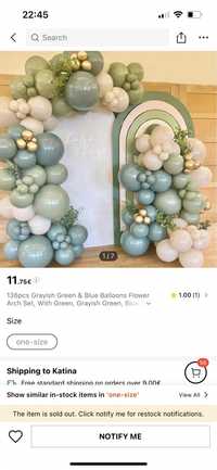 136бр. балони в пастрлни цветове, лепенка и лента за редене