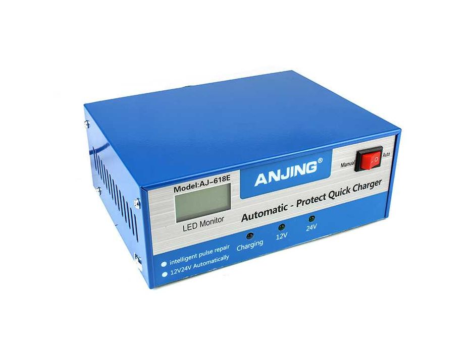 Автоматично smart зарядно за акумулатор 12V/24V 12A с импулсен ремонт