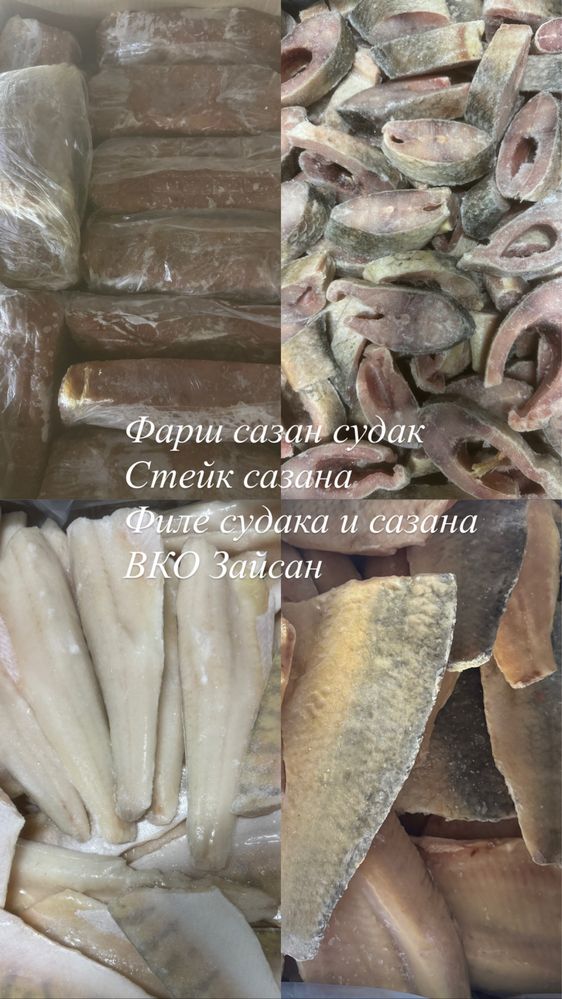 Рыба филе судака сазана ВКО Зайсан